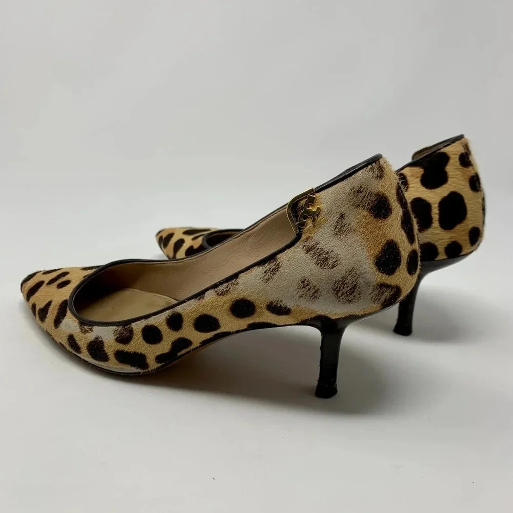 Tory Burch Elizabeth Calf Hair Pump Leopard‎ Print